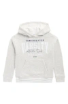 90 Degree By Reflex Kids' Varsity Hoodie In Gray