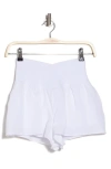 90 Degree By Reflex Lightstreme Crossfire Shorts In White