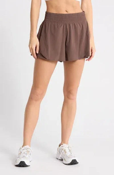 90 Degree By Reflex Lightstreme High Waist Layered Running Shorts