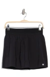 90 Degree By Reflex Lightstreme Hybrid Pleated Skort In Black