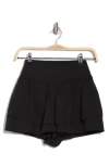 90 Degree By Reflex Lightstreme Hybrid Tiered Shorts In Black