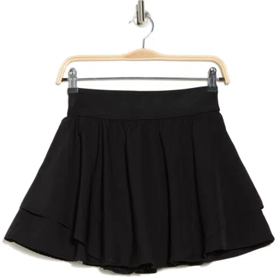 90 Degree By Reflex Lightstreme Perforated Hypersoft Skort In Black