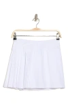 90 Degree By Reflex Lightstreme Renaissance Pleated Skirt In White