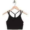 90 Degree By Reflex Lively Seamless Double Layer Bralette In Black