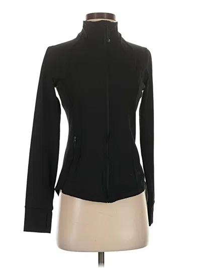 Pre-owned 90 Degree By Reflex Long Sleeve Blouse In Black