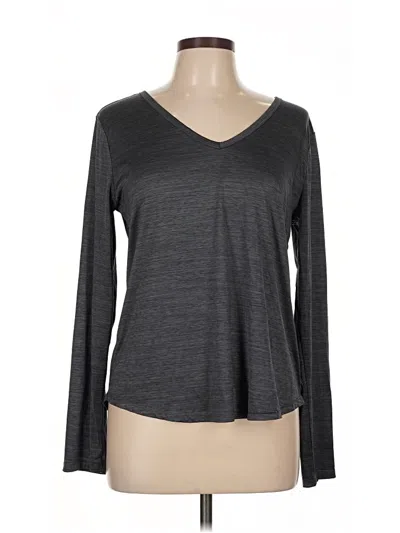 Pre-owned 90 Degree By Reflex Long Sleeve T-shirt In Gray
