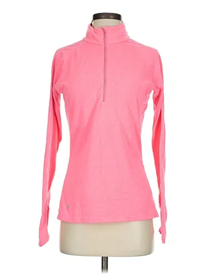 Pre-owned 90 Degree By Reflex Long Sleeve Top Pink Turtleneck Tops