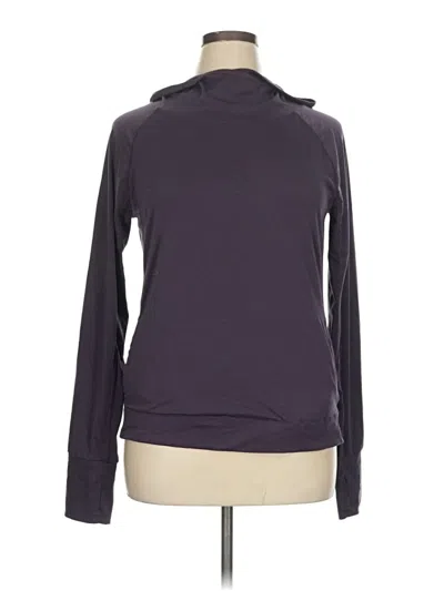 Pre-owned 90 Degree By Reflex Long Sleeve Top Purple Cowl Neck Tops
