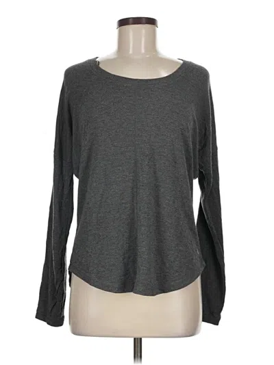 Pre-owned 90 Degree By Reflex Long Sleeve T-shirt In Gray