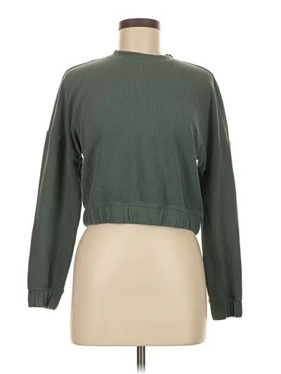 Pre-owned 90 Degree By Reflex Long Sleeve T-shirt In Green