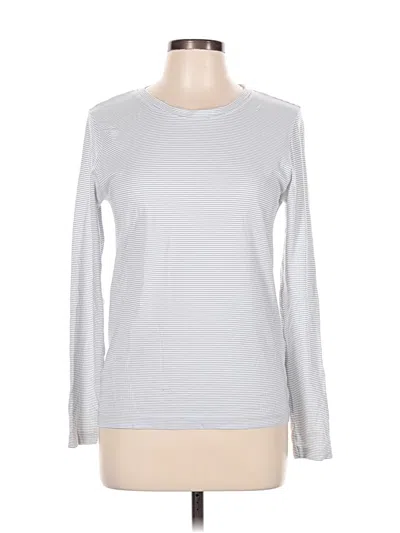 Pre-owned 90 Degree By Reflex Long Sleeve T-shirt In Silver