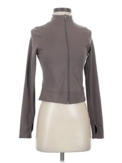 Pre-owned 90 Degree By Reflex Long Sleeve Turtleneck In Gray