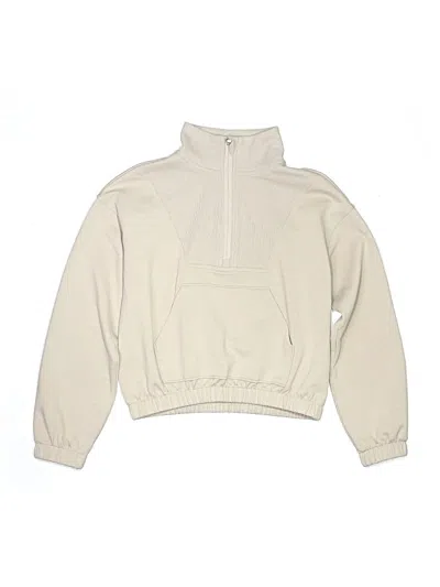 Pre-owned 90 Degree By Reflex Kids' Long Sleeve Turtleneck In Tan
