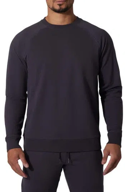 90 Degree By Reflex Mini Zurry Reunion Crewneck Sweatshirt In Black