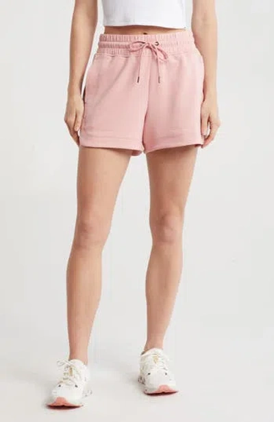90 Degree By Reflex Monaco Scuba High Rise Shorts In Blush