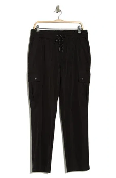 90 Degree By Reflex Mountain Range Cargo Pants In Black