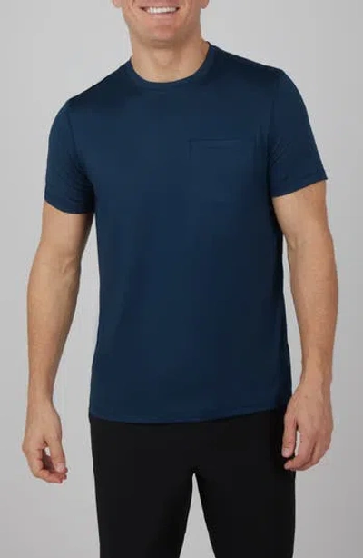 90 Degree By Reflex Nomad Knit Pocket T-shirt In Multi