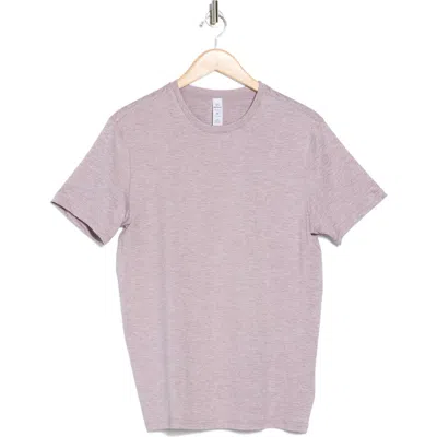 90 Degree By Reflex Nomad Mesh Short Sleeve T-shirt In Heather Purple Dove