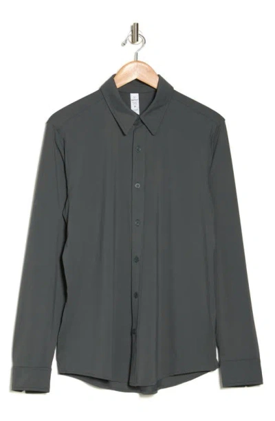 90 Degree By Reflex Phoenix Ultimate Performance Button-up Shirt In Urban Chic