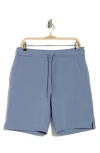 90 Degree By Reflex Pintuck French Terry 9" Shorts In Troposphere