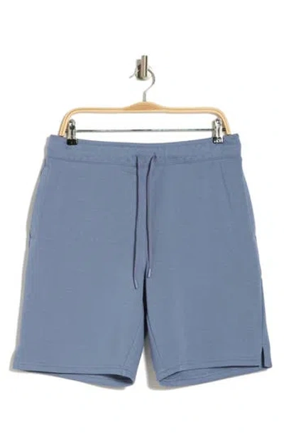 90 Degree By Reflex Pintuck French Terry 9" Shorts In Troposphere