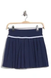 90 Degree By Reflex Pleated Hybrid Skort In Blue