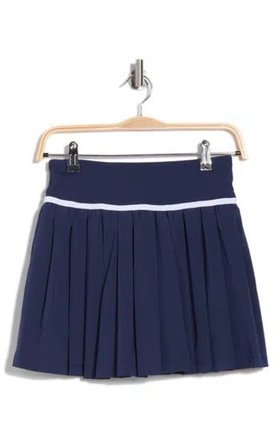 90 Degree By Reflex Pleated Hybrid Skort In Blue