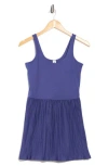 90 Degree By Reflex Pleated Jersey Activewear Dress
