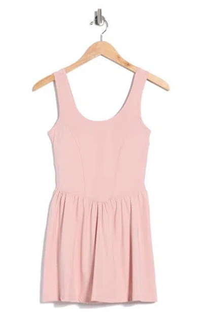 90 Degree By Reflex Polly Nude Tech Dress In Pink