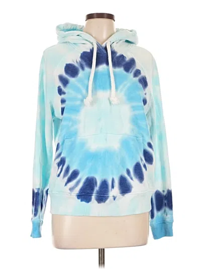 Pre-owned 90 Degree By Reflex Pullover Hoodie In Blue