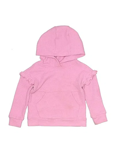 Pre-owned 90 Degree By Reflex Kids' Pullover Hoodie In Pink