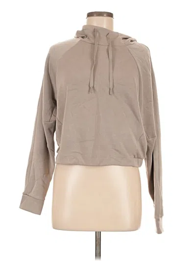 Pre-owned 90 Degree By Reflex Pullover Hoodie In Tan