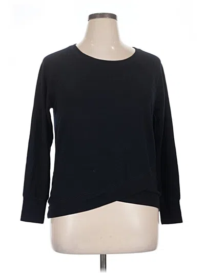 Pre-owned 90 Degree By Reflex Pullover Sweater In Black
