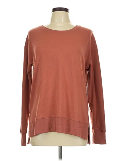 Pre-owned 90 Degree By Reflex Pullover Sweater In Brown