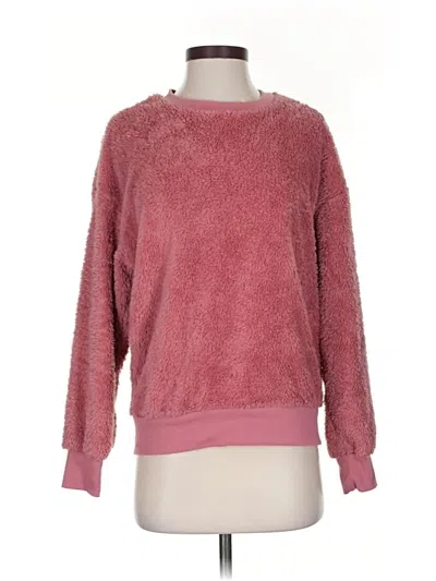Pre-owned 90 Degree By Reflex Pullover Sweater In Pink