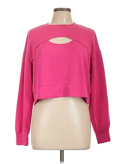 Pre-owned 90 Degree By Reflex Pullover Sweater In Pink