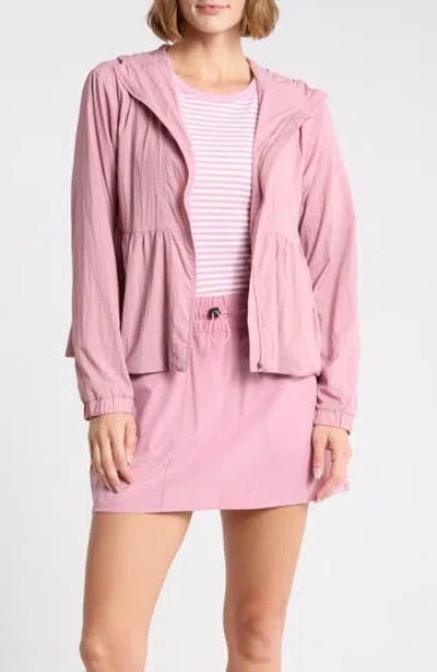 90 Degree By Reflex Radiant Sherry Peplum Jacket