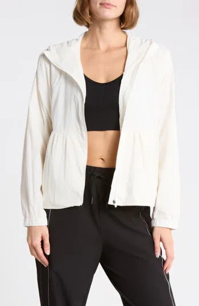 90 Degree By Reflex Radiant Sherry Peplum Jacket In White