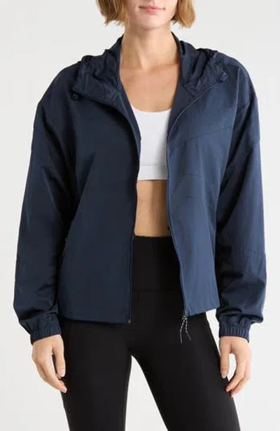 90 Degree By Reflex Radiant Swift Track Hoodie In Sky Captain