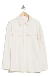 90 Degree By Reflex Reamy Textured Shacket In White