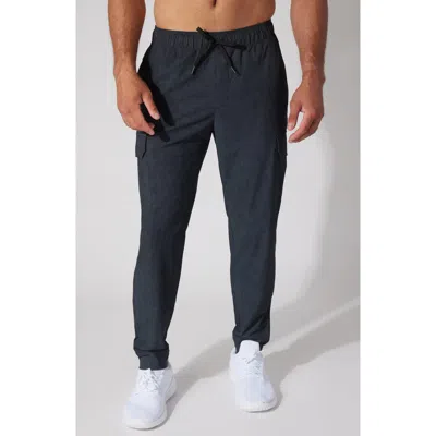 90 Degree By Reflex Redwood Cargo Pants In Black