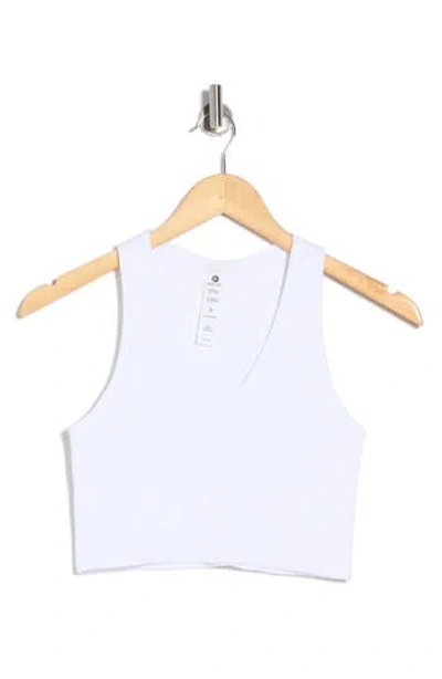 90 Degree By Reflex Rib Seamless Highline V-neck Tank In White