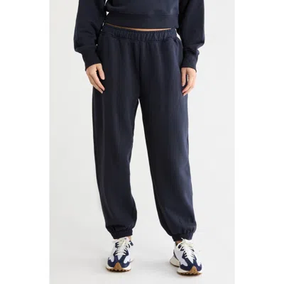 90 Degree By Reflex Sahara Fleece Oversized Joggers In Sky Captain