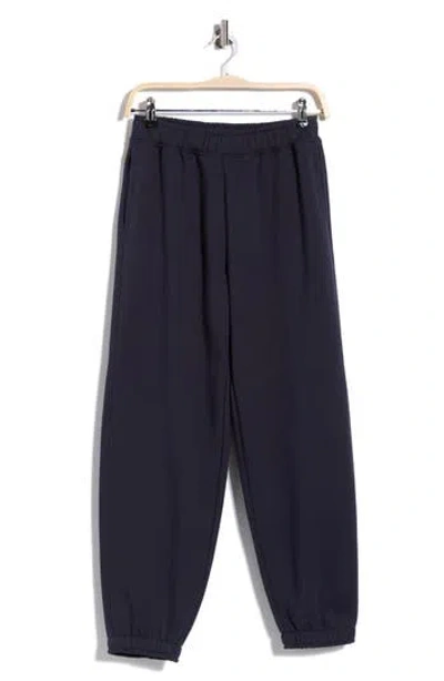 90 Degree By Reflex Sahara Oversized Fleece Joggers In Sky Captain