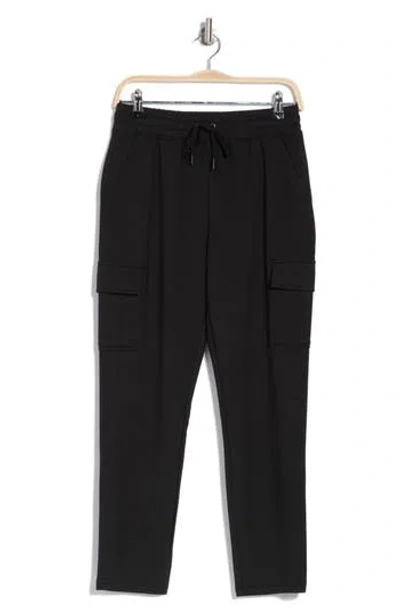 90 Degree By Reflex Scuba Cascade Tapered Joggers In Heather Black