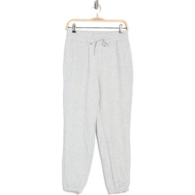 90 Degree By Reflex Scuba Fleece Boston Joggers In Heather Grey