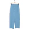 90 Degree By Reflex Scuba Sanctuary Wide Leg Pants In Blue Shadow-blue Fog
