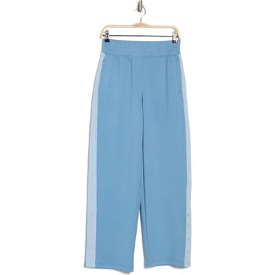 90 Degree By Reflex Scuba Sanctuary Wide Leg Pants In Blue Shadow-blue Fog