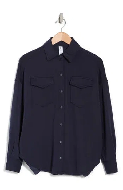 90 Degree By Reflex Scuba Shacket In Sky Captain