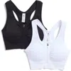 90 Degree By Reflex Seamless Bra Top In Black/white